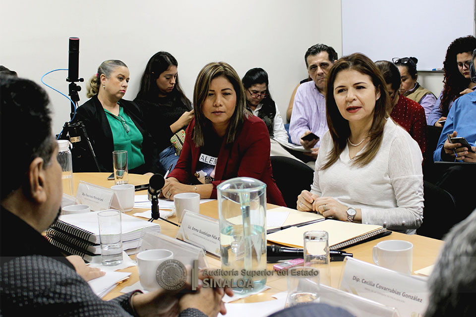 Reunión con la Comisión de Fiscalización del H. Congreso del Estado de Sinaloa