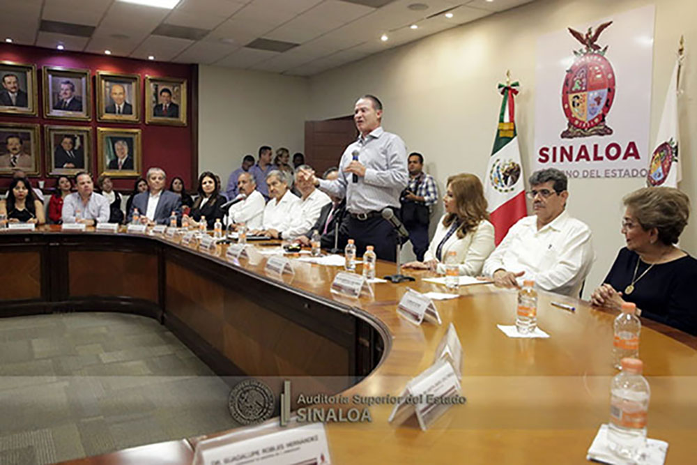 Presente la ASE durante la firma de convenio entre el Gobierno de Sinaloa y la SHCP