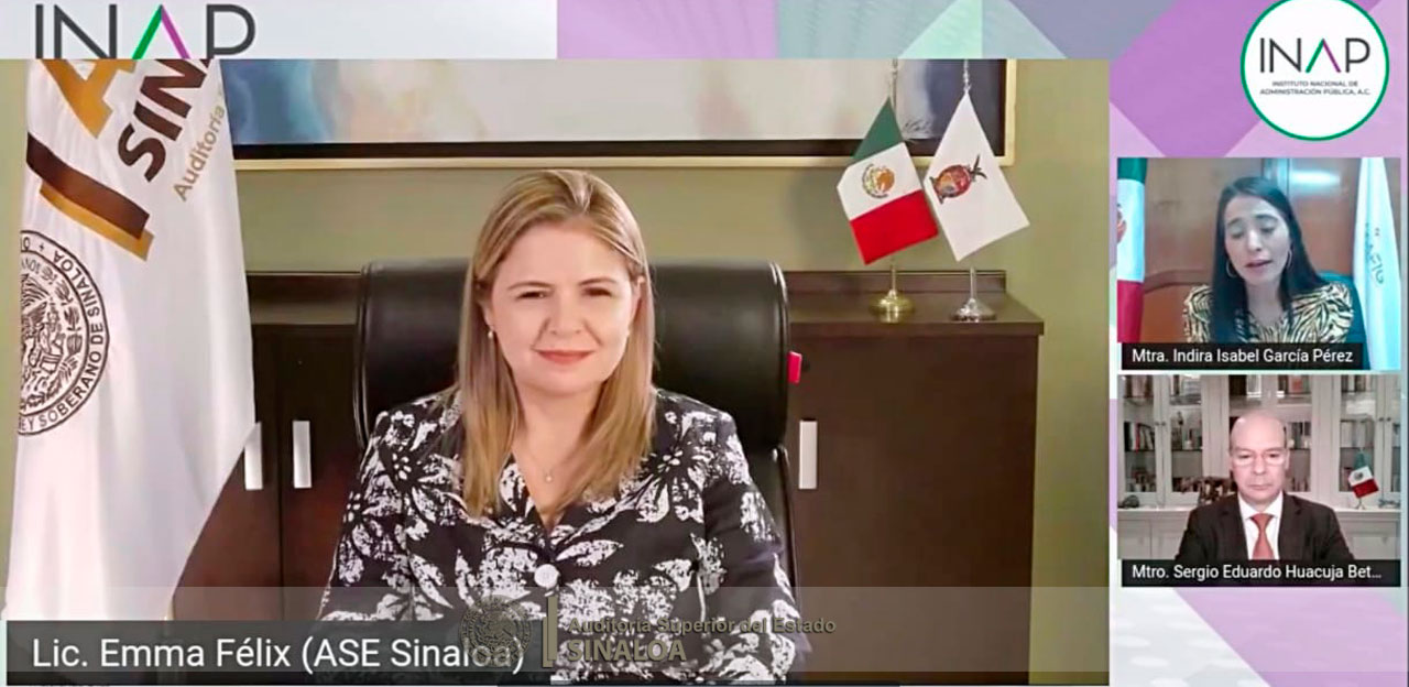 Participa la ASE en el WebINAP con el tema “Auditorías remitidas al Tribunal de Justicia Administrativa y los OIC por faltas graves”.