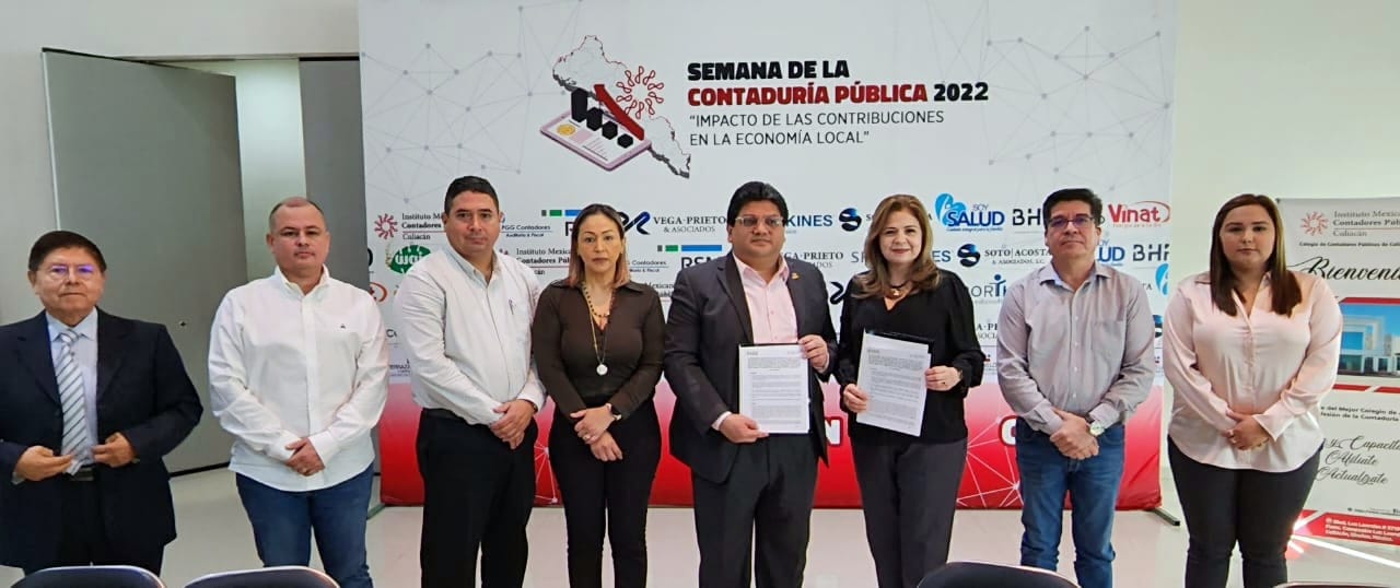 Celebran ASE y Colegio de Contadores de Culiacán convenio de colaboración.