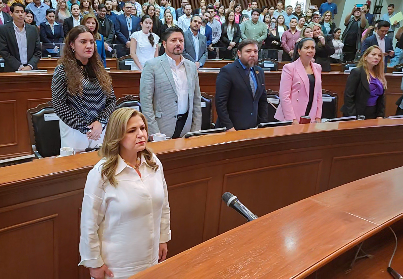 Emma Guadalupe Félix Rivera, toma protesta por un segundo periodo al frente de la ASE