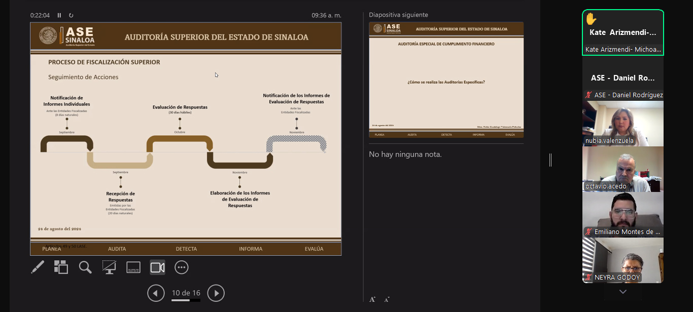 Participa ASE en capacitación virtual “Fortaleciendo a OSC y Periodistas Anticorrupción”