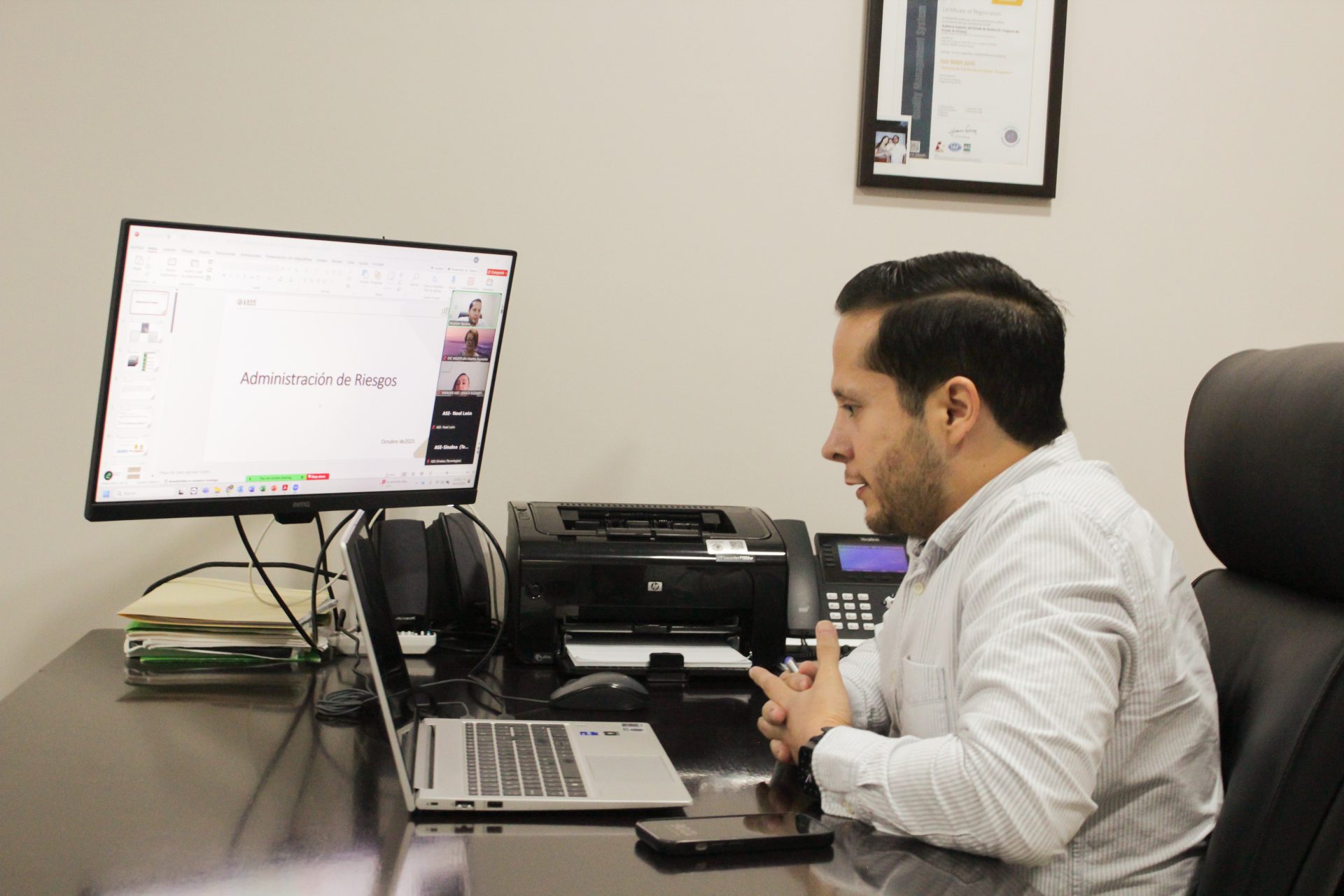 Capacita ASE a funcionarios del municipio de Mazatlán sobre Administración de Riesgos.