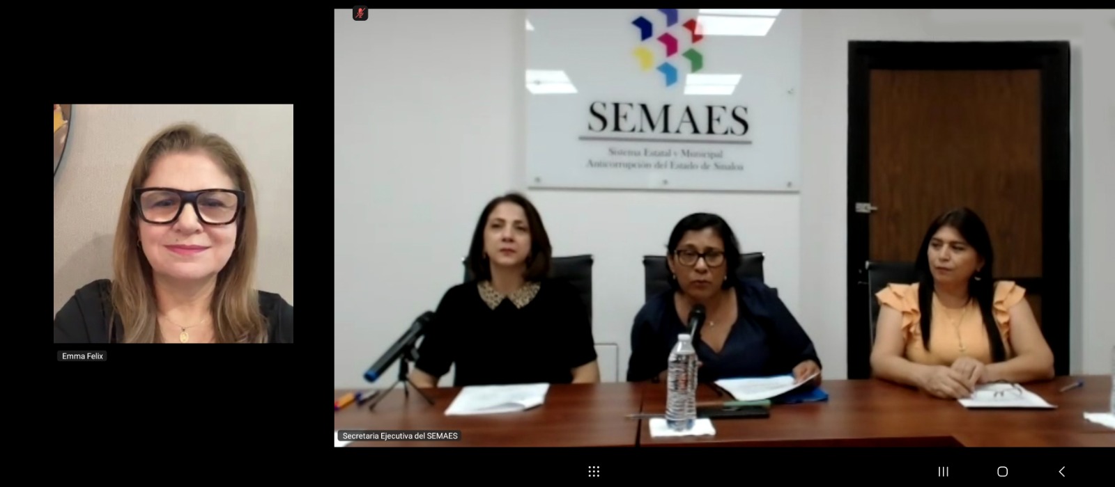 Órgano de Gobierno de la SESEA celebra su Tercera Sesión Extraordinaria.